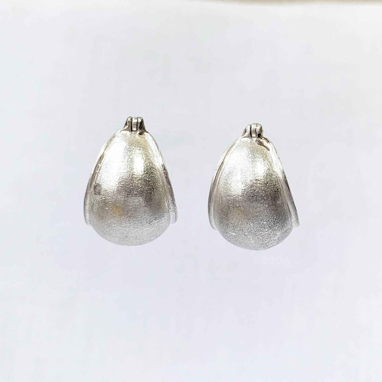 92.5 Sterling Silver Hoop Earrings